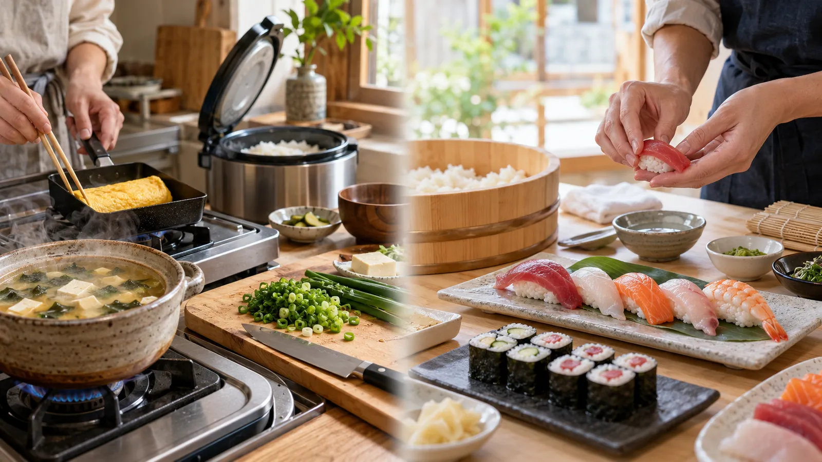 Cucina casalinga o corso di sushi a Tokyo?