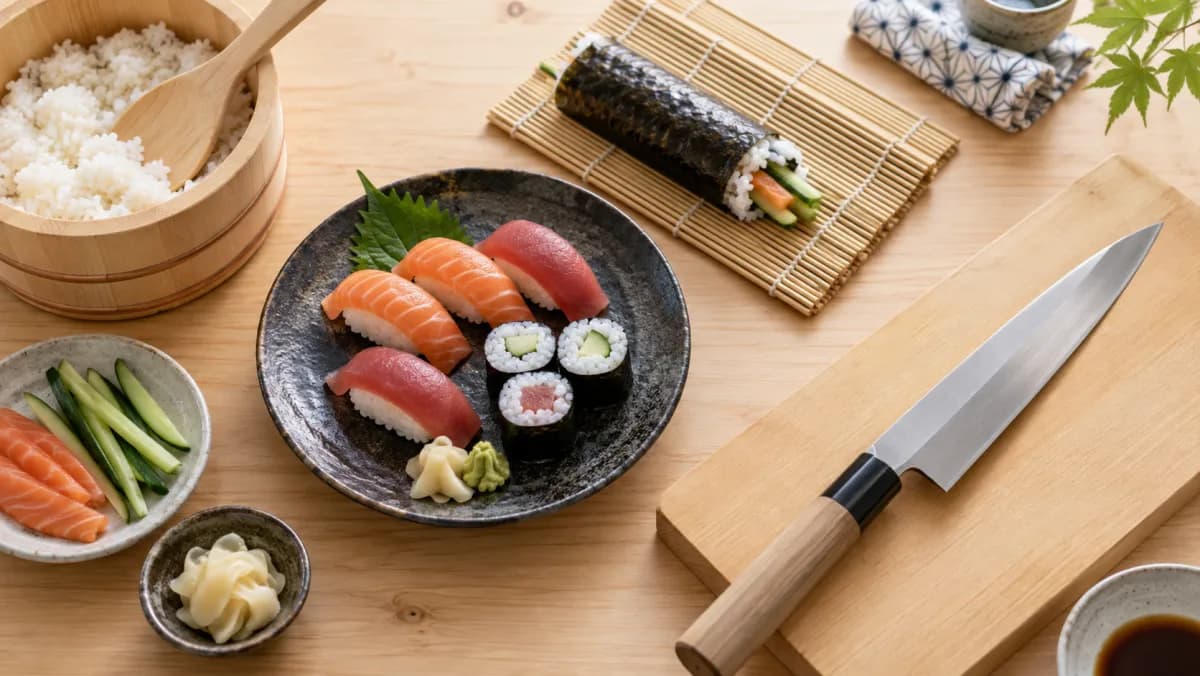 ¿Taller de sushi o formación de chef?