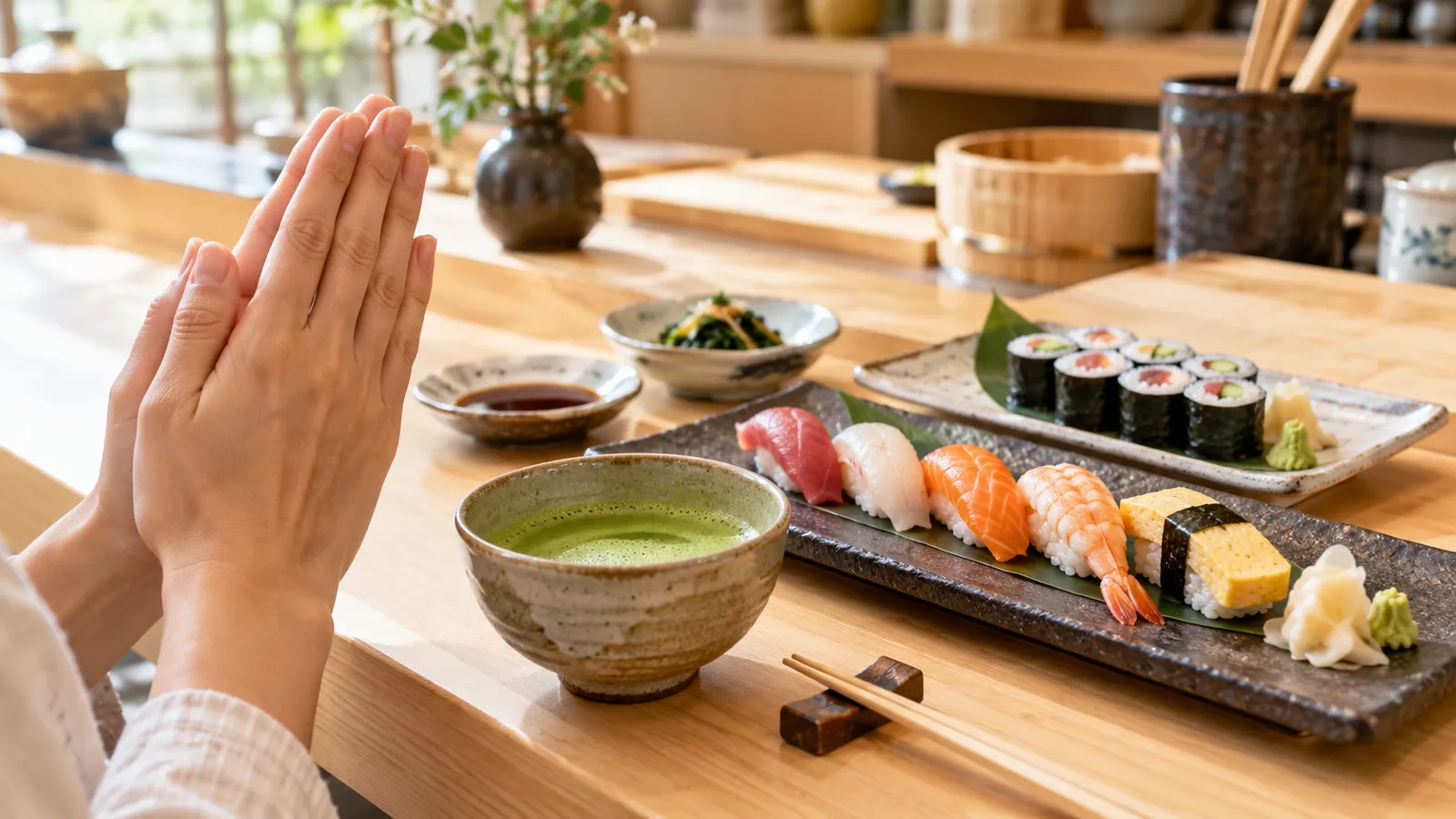 Mancia a un corso di sushi in Giappone?